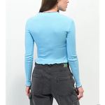 A.LAB amber blue long sleeve crop T Photo 1