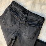 Francesca's Black Knee Slit Skinny Jeans Photo 3