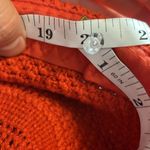 Nonson Crochet Knit Orange Hat with Crochet Flower Photo 8