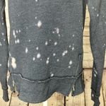 T2Love bleach splatter sweatshirt small Gray Photo 1