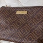 Liz Claiborne  Dark Brown Chocolate/Caramel Pattern Adjustable Belt Fanny Pack Photo 1