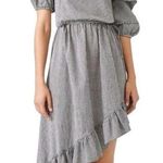 Love Shack Fancy  Gingham Asymmetrical Ruffled Sundress Photo 0