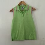 Lilly Pulitzer  Neon Green Pink Island Polo EUC Photo 1