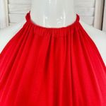Charlotte Russe  Tie Neck Halter Maxi Dress Coral Orange Small Sleeveless Photo 6
