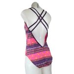 Carve Designs  Multicolor Geometric Sleeveless One Piece Swim Suit Swimwear Sz L Photo 1