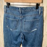 Paige ‎ Noella Straight Leg Denim Medium Wash Distressed Womens Size 27 Photo 3