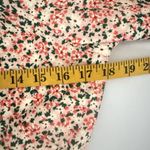 Chinese Cheongsam Asian Mandarin Collar Side Slits Floral Form Fitting Dress Size M Photo 6