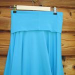 Boston Proper NWOT  Turquoise Jersey Skirt Photo 4