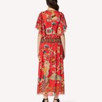 Red Valentino NWOT  bird of paradise forest dress Photo 2