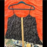 Likely M Asymmetric Hem Tiered Tank Top Navy Floral Photo 13