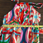 Farm Rio Multicolor Cutout Halter Jumpsuit Size Small Style 4123952480002 248.00 Photo 6