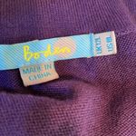 Boden Purple Plum Embroidery Knit Sweater Dress 8L Size 8 Photo 5