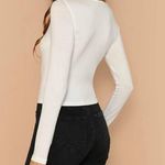 SheIn Vneck Slim Fitted Tee Photo 2