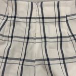 Pretty Little Thing White Grid Shorts Size 4 Photo 3