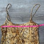 Reformation  Vivette Snakeskin Mini Dress Medium Photo 10