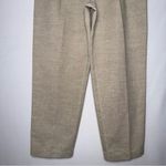 Liz Claiborne Beige Linen and Cotton Womens Slacks with Pockets Sport Pants Business Casual Photo 2