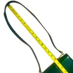 Gucci VINTAGE Green Leather Front Flap w/ Silver Metal Slide Clasp Closure RARE Photo 11