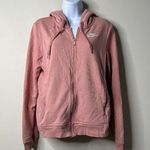 Nike Pink Full Zip Hooded Jacket Women's Small Photo 0