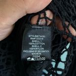 Iris  Los Angeles Crochet Knit Fringe Boho Hippie Witch Crop Top Whimsygoth S/M Photo 4