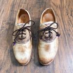 Bed Stu • Fury saddle oxfords tan taupe leather lace up shoes beige Photo 0