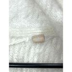 Anthropologie Knitted & Knotted Wool Blend Fuzzy Cardigan Sweater Size M White Size M Photo 7