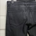 Elie Tahari  Black Waxed Coat Azella Low Rise Skinny Leg Jeans - Size 6 Photo 10