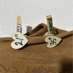 Reba Western Brown Faux Suede Studded Vest Jacket -Rodeo NFR - Large EUC Photo 3