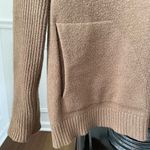 Lafayette 148 Cashmere Cowl Neck Sweater Tunic Caramel Pockets XS S M Photo 1