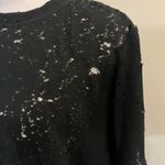 IRO  Black Distressed Short Sleeve Tee Photo 2