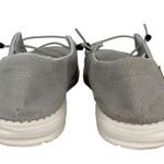Hey Dude Wendy Chambray Light Grey 10 Slip On Shoes Photo 3
