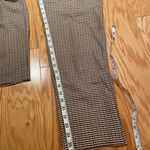 SheIn Brown Plaid Straight Leg Pants Photo 6