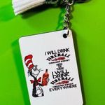 Dr. Seuss  I Will Drink Fireball Keychain With Tassel New Photo 0