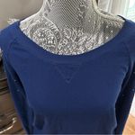 Victoria's Secret Victoria’s Secret Blue Studded Sleeve Pullover Sweatshirt M – Normcore Chic Photo 5