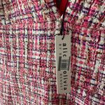 Alice + Olivia  Carli Tweed Mini Dress Candy White NWT Size 14 Photo 7