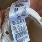 Mother Denim Anthropologie Undercover Cargo Sneak Jeans in Cream Puffs Size 25 White Photo 7