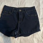 Refuge  Dark Blue Jean Shorts Photo 4
