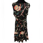Parallel Y2K Floral Flower Power Streamer Artsy Eclectic Layered Midi Dress Size M Photo 3