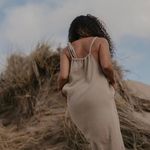 The Simple Folk, The Simple Folk, The Weekend Dress Woman Tan Size L Photo 2