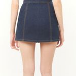 Forever 21 NWT Zip-Front Denim Mini Skirt Photo 4