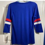 Nba  Philadelphia 76ers Women 3/4 Sleeve Blue Shirt Medium NWT Photo 1