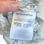 Reformation  Newsprint Mini Dress Size 4 Black And White Newspaper Comic Photo 8