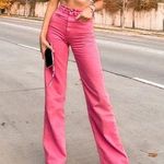 ZARA  wide leg jeans in pink Photo 0