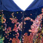 Aidan by Aidan Mattox Multicolor Sequin Bodycon Mini Dress NWOT Blue Size 12 Photo 5