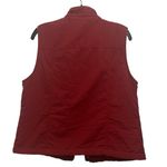 Sonoma  Cherry Red Outerwear vest with sherpa lining Photo 5