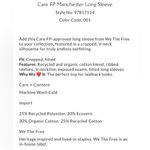 Free People Care FP Manchester Long Sleeve NWT black XL v neck Photo 2