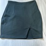 Black mini Skirt with slit Size XS Photo 0