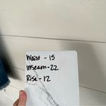 Funky Soul Women’s 26 Exposed Zipper Raw Hem Flare Jeans New NWT Blue Photo 4