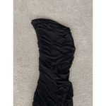 Norma Kamali Black Diana One Shoulder Gown (XS) Photo 4