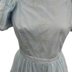 Ivy City Co. Jayne Snowflake Dress Tulle Glitter Cinderella Blue Silver Small Photo 4