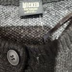 Wicked cardigan sweater women's medium Black Photo 4